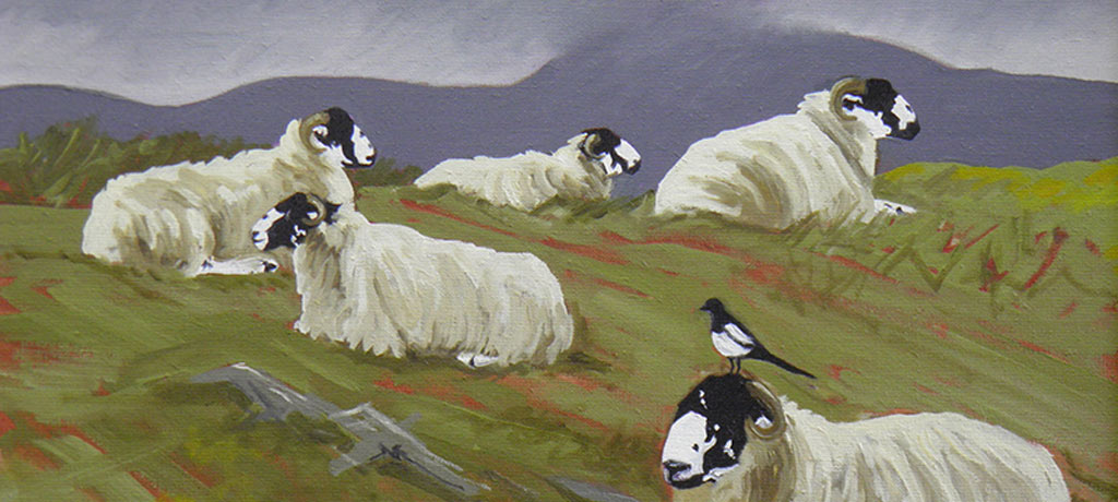 Rough fells and magpies